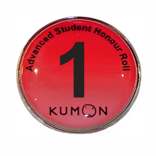 KUMON Advanced Student 1 red 27mm Round